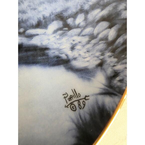 Vintage American Blues Plate Collection by Perillo Winter, Spring Summer Autumn - Picture 6 of 8